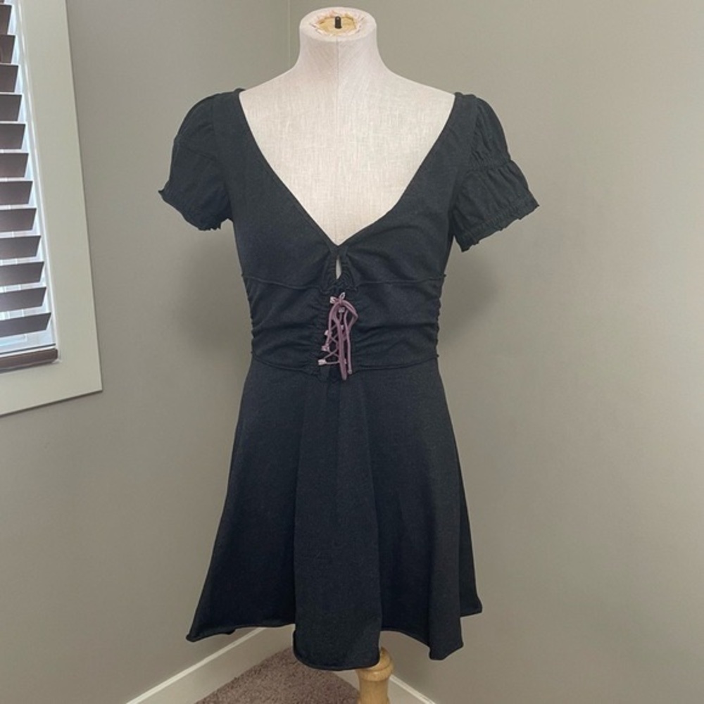 FREE PEOPLE Corset Lace Up Dress